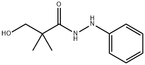 3-hydroxy-2,2-dimethyl-2'-phenylpropionohydrazide 结构式