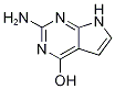 2-氨基-4-羟基吡咯并[2,3-D]嘧啶 结构式