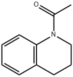 1-乙酰基-1,2,3,4-四氢喹啉 结构式