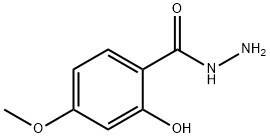 2-ヒドロキシ-4-メトキシベンゾヒドラジド 化学構造式