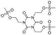 1,3,5-tris(2-methylsulfonyloxyethyl)-1,3,5-triazinane-2,4,6-trione 结构式