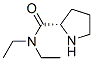 2-Pyrrolidinecarboxamide,N,N-diethyl-,(2S)-(9CI) Struktur