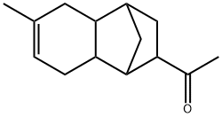 2-Acetyl-6-methyl-1,2,3,4,4a,5,8,8a-octahydro-1,4-methanonaphthalene 结构式