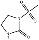 1-(メチルスルホニル)-2-イミダゾリジノン 化学構造式
