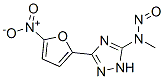 N-Methyl-3-(5-nitrofuran-2-yl)-N-nitroso-1H-1,2,4-triazol-5-amine 结构式