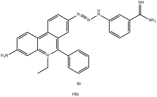 溴化氮氨菲啶氢溴酸盐 结构式