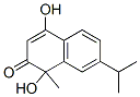 1,4-Dihydroxy-1-methyl-7-isopropylnaphthalen-2(1H)-one Struktur