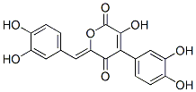3-Hydroxy-4-(3,4-dihydroxyphenyl)-6-[(3,4-dihydroxyphenyl)methylene]-2H-pyran-2,5(6H)-dione Structure