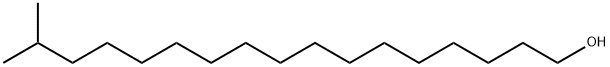 16-メチル-1-ヘプタデカノール 化学構造式
