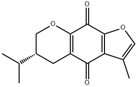 (R)-6,7-Dihydro-3-methyl-6-isopropyl-4H-furo[3,2-g][1]benzopyran-4,9(5H)-dione Structure