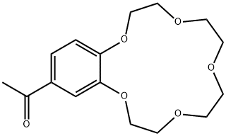 4'-ACETYLBENZO-15-CROWN 5-ETHER Struktur
