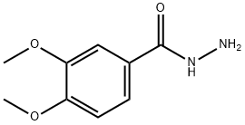 3,4-二甲氧基苯酰肼, 41764-74-3, 结构式