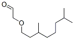 [(3,7-dimethyloctyl)oxy]acetaldehyde Structure