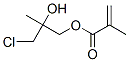Methacrylic acid 3-chloro-2-hydroxy-2-methylpropyl ester Structure