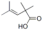 2,2,4-Trimethyl-3-pentenoic acid Structure