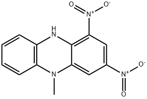 5,10-dihydro-5-methyl-1,3-dinitro-phenazine 结构式