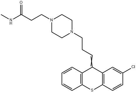 氯噻吨胺 结构式