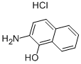 2-氨基-1-萘酚盐酸盐 结构式