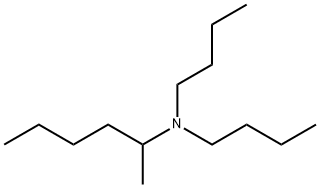 N,N-Dibutyl-1-methylpentylamine Struktur