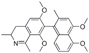 7-(4,5-Dimethoxy-2-methyl-1-naphthalenyl)-3,4-dihydro-6,8-dimethoxy-1,3-dimethylisoquinoline Struktur