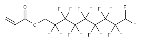 2,2,3,3,4,4,5,5,6,6,7,7,8,8,9,9-十六氟壬醇丙烯酸盐, 4180-26-1, 结构式