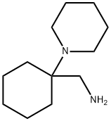 (1-(哌啶-1-基)环己基)甲胺, 41805-36-1, 结构式
