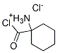 [1-(chlorocarbonyl)cyclohexyl]ammonium chloride Structure