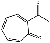 2,4,6-Cycloheptatrien-1-one, 2-acetyl- (9CI) 结构式