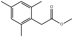 Benzeneacetic acid, 2,4,6-triMethyl-, Methyl ester Structure