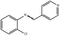2-Chloro-N-(4-pyridinylmethylene)benzenamine Structure
