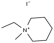 1-エチル-1-メチルピペリジニウム=ヨージド 化学構造式