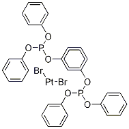 Cis-DibroMobis(triphenylphosphite)platinuM(II) Structure