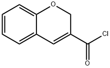 2H-二苯并呋喃-3-羰酰氯 结构式