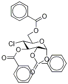 Methyl2,3,6-tri-O-benzoyl-4-deoxy-4-chloro-a-D-glucopyranoside, 41881-07-6, 结构式