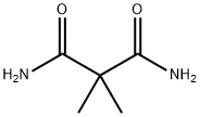 プロパン-2,2-ジカルボアミド 化学構造式