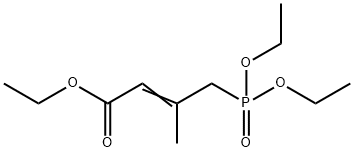 3-メチル-4-ホスホノ-2-ブテン酸トリエチル, CIS体およびTRANS体混合物 化学構造式