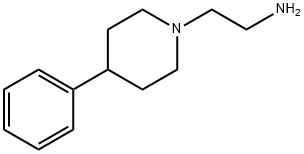 2-(4-PHENYLPIPERIDIN-1-YL)ETHAN-1-AMINE, 41914-43-6, 结构式