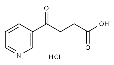 4-(PYRID-3-YL)-4-OXO-BUTYRIC ACID HYDROCHLORIDE Structure