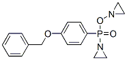 4-(Benzyloxy)phenyl=bis(1-aziridinyl) phosphinate Structure