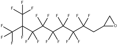 [2,2,3,3,4,4,5,5,6,6,7,7,8,9,9,9-十六氟-8-(三氟甲基)壬基]环氧乙烷, 41925-33-1, 结构式