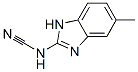Cyanamide, (5-methyl-1H-benzimidazol-2-yl)- (9CI) Structure