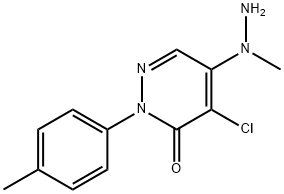 4-CHLORO-5-(1-METHYLHYDRAZINO)-2-(4-METHYLPHENYL)-2,3-DIHYDROPYRIDAZIN-3-ONE Struktur