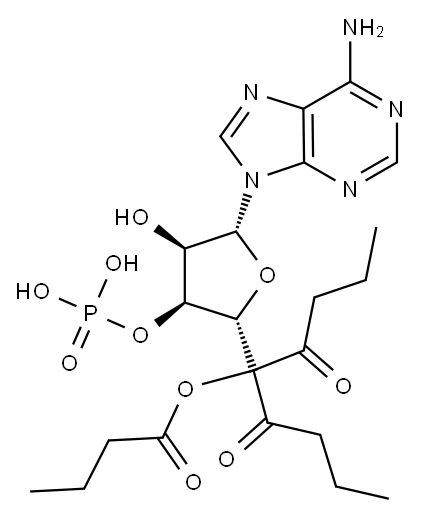 tributyryladenosine monophosphate Struktur