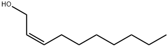 (Z)-2-デセン-1-オール 化学構造式