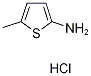 (5-メチル-2-チエニル)アミン塩酸塩 化学構造式