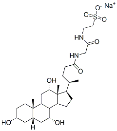 Sodium tauroglycocholate  Struktur