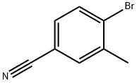 4-ブロモ-3-メチルベンゾニトリル 化学構造式