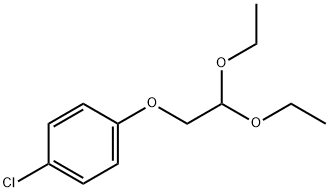 1-(4-クロロフェノキシ)-2,2-ジエトキシエタン 化学構造式