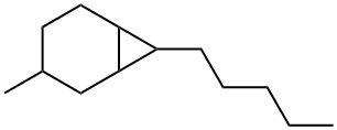 3-Methyl-7-pentylbicyclo[4.1.0]heptane Structure