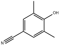 4-ヒドロキシ-3,5-ジメチルベンゾニトリル 化学構造式